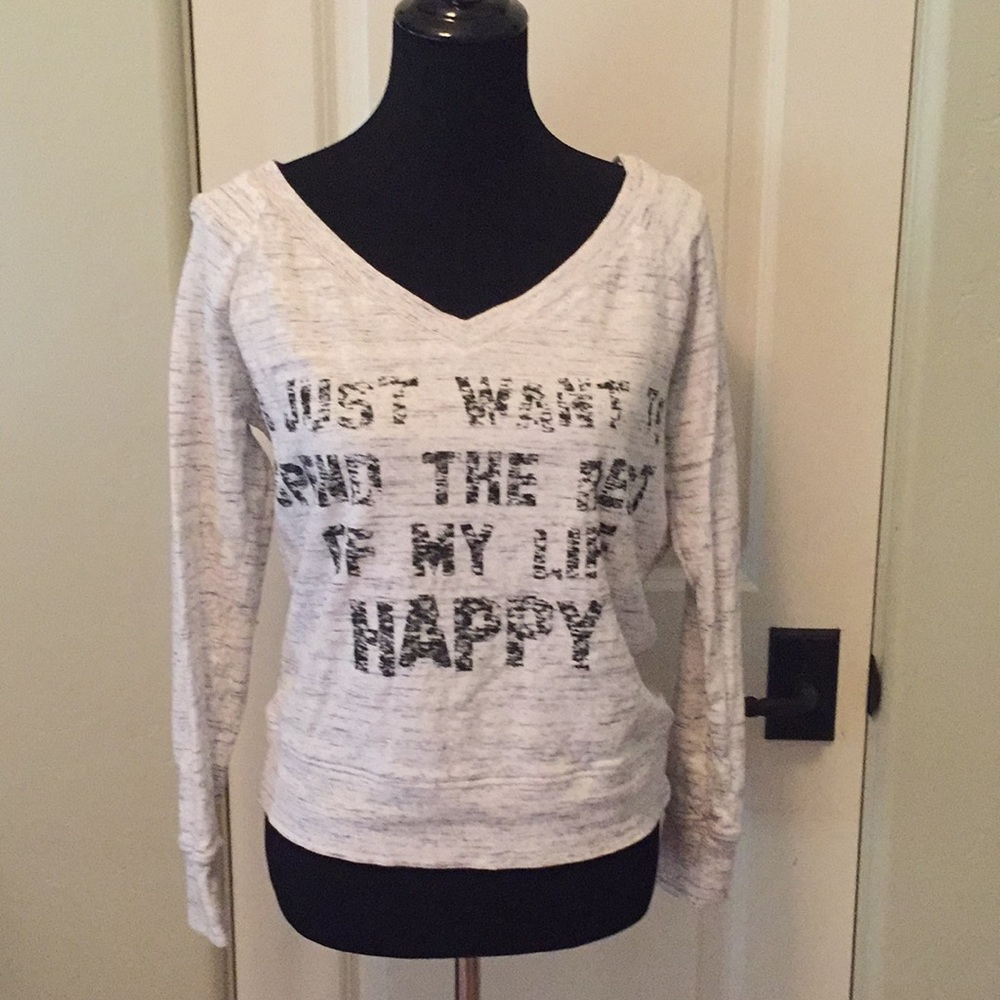 Adorable Graphic Lightweight Pullover Sweatshirt - image 1